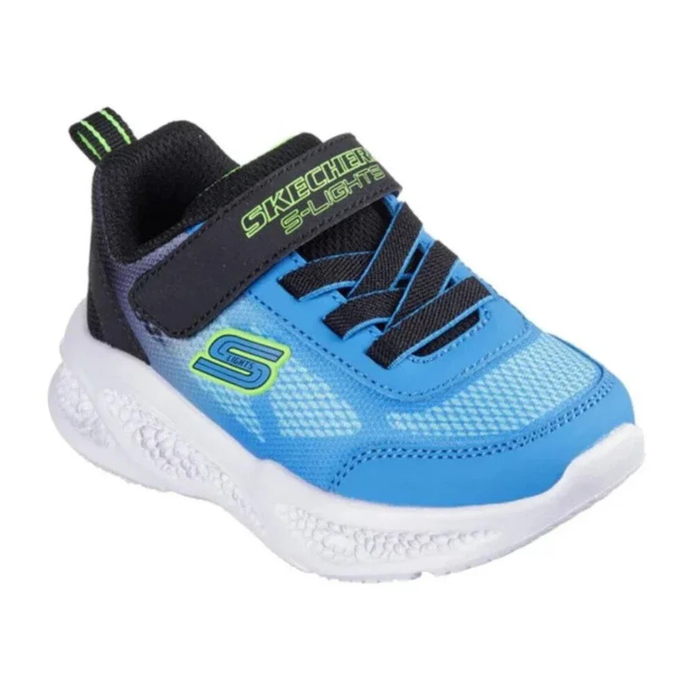 Skechers Meteor-Lights-Krendo Sneakers Toddler US 6 Blue Lifestyle Shoes NIN1293